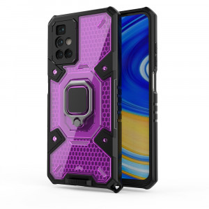 Husa telefon Xiaomi Redmi 10 / Redmi 10 2022 - Techsuit Honeycomb Armor - Rose-Violet - Img 2