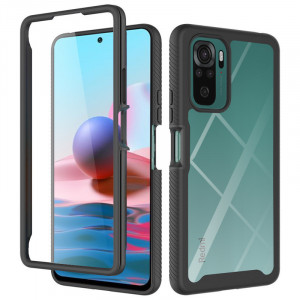 Husa telefon Xiaomi Redmi Note 10 4G / Note 10S / Poco M5s + Folie - Techsuit Defense360 Pro - Black - Img 1