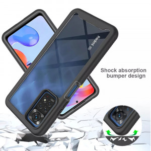 Husa telefon Xiaomi Redmi Note 11 / Note 11S + Folie - Techsuit Defense360 Pro - Black - Img 2