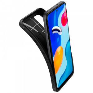 Husa telefon Xiaomi Redmi Note 11 / Note 11S - Spigen Rugged Armor - Black - Img 4