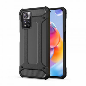 Husa telefon Xiaomi Redmi Note 11 Pro+ 5G Techsuit - Hybrid Armor - Black - Img 1