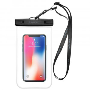 Husa universala pentru telefon - Spigen Waterproof Case (A600) - Clear - Img 1