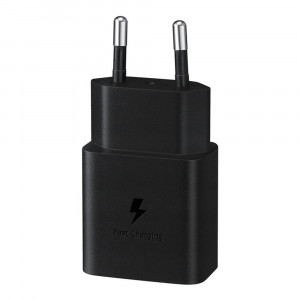 Incarcator Priza Type-C 15W, Fast Charging, Cablu Type-C la Type-C - Samsung (EP-T1510XBEGEU) - Black (Blister Packing) - Img 3