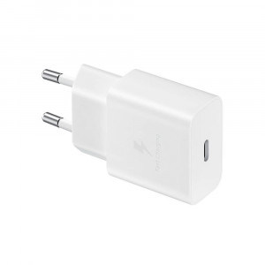 Incarcator Priza Type-C 15W, Fast Charging - Samsung (EP-T1510NWEGEU) - White (Blister Packing) - Img 1