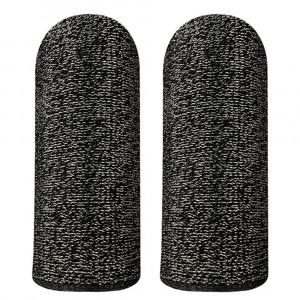 Manusi Antialunecare de Gaming pentru Degete - Hoco Phantom (GM4) - Black / Silver - Img 2
