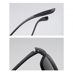 Ochelari de Soare - Techsuit Polarised TR90 (MM99) - Bright Black / Ice Blue - Img 4