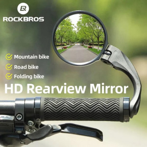 Oglinda pentru Bicicleta - RockBros 360 Adjustable Angle (FK-272) - Black - Img 4