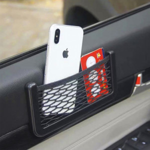 Organizator Auto Adeziv Tip Plasa - Techsuit (NH-01) - Black - Img 4
