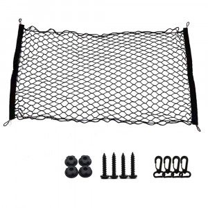 Organizator Auto Portbagaj Tip Plasa 90x40cm - Techsuit (CO-V1) - Black - Img 3