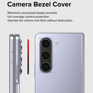 Protectie Camera telefon Samsung Galaxy Z Fold5 - Ringke Camera Styling - Black - Img 3