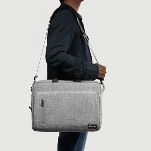 Servieta Laptop 14" - Tomtoc Defender Laptop Briefcase (A43D3G3) - Gray - Img 2