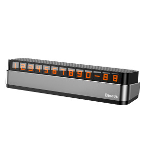 Suport Numar Auto Bord - Baseus Moonlight Box Series (ACNUM-B0G) - Gray - Img 1