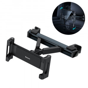 Suport pentru Tableta, Telefon cu prindere pe Tetiera - Baseus JoyRide Pro (SUTQ000001) - Black - Img 1