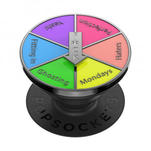Suport pentru telefon - Popsockets PopGrip - Enamel Spinner Sass - Img 1