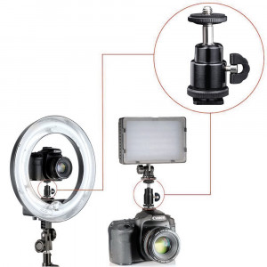 Adaptor Cold Shoe la 1/4 GoPro - Techsuit Action Camera (BH-2) - Black - Img 4