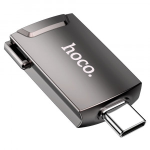 Adaptor OTG Type-C la HDMI 4K 30Hz - Hoco (UA19) - Grey - Img 2