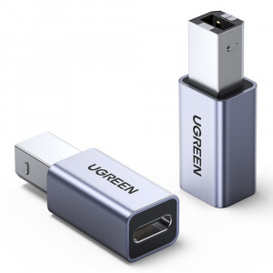 Adaptor OTG Type-C la USB-B 480Mbps - Ugreen (20120) - Gray - Img 2