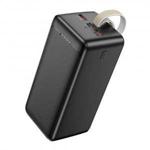 Baterie Externa 2x USB, Type-C, Micro-USB, PD30W, 50000mAh - Hoco Smart (J111D) - Black - Img 2