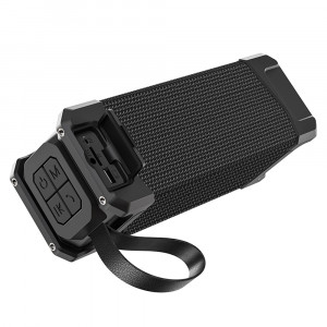 Boxa Wireless Bluetooth 5.0, FM, Card TF, U Disk, AUX, TWS, 20W, 4000mAh - Hoco Magic (HC6) - Black - Img 2