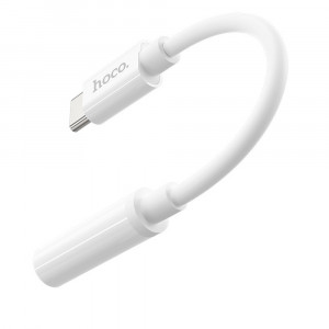 Cablu Audio Adaptor Type-C la Jack - Hoco (LS30) - White - Img 3