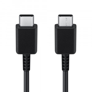 Cablu de Date USB-C la Type-C Fast Charging 3A, 1m - Samsung (EP-DA705BBEGWW) - Black (Blister Packing) - Img 2