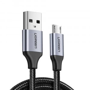 Cablu de Date USB la Micro-USB QC 2.0, 2A, 1.5m - Ugreen (60147) - Black - Img 1