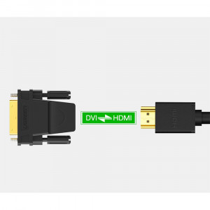 Convertor DVI (24+1) la HDMI 1060P@60Hz - Ugreen (20124) - Black - Img 4