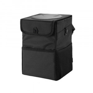 Cos de Gunoi Auto 24x16x16cm - Techsuit Foldable (CO-T3) - Black - Img 1