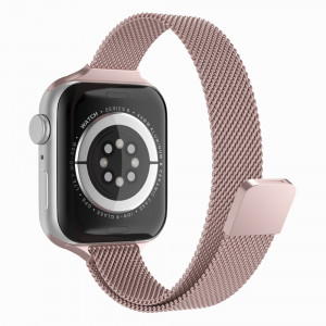 Curea pentru Apple Watch 1 / 2 / 3 / 4 / 5 / 6 / 7 / SE / 8 (38 / 40 / 41mm) - Techsuit Watchband (W034) - Pink - Img 1