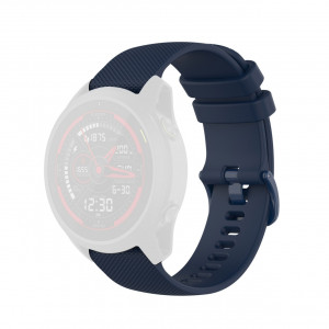Curea pentru Samsung Galaxy Watch 4, Galaxy Watch Active (40 / 44 mm), Huawei Watch GT / GT 2 / GT 3 (42 mm) - Techsuit Watchband 20mm (W006) - Blue - Img 3