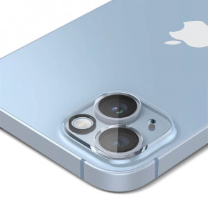 Folie Camera pentru iPhone 14 / 14 Plus (set 2) - Spigen Glas.tR Optik - Crystal Clear - Img 4