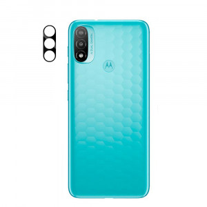 Folie Camera pentru Motorola Moto E20 - Mocolo Silk HD PRO Camera Glass - Black - Img 4