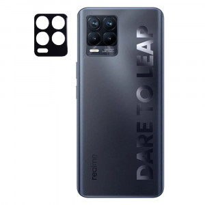 Folie Camera pentru Realme 8 Pro - Techsuit Full Camera Glass - Black - Img 1