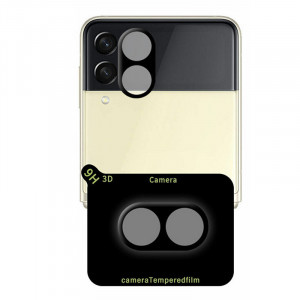 Folie Camera pentru Samsung Galaxy Z Flip3 5G - Mocolo Silk HD PRO Camera Glass - Black - Img 2