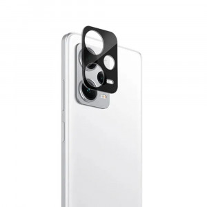 Folie Camera pentru Xiaomi Redmi Note 12 5G / Poco X5 - Techsuit Full Camera Glass - Black - Img 1