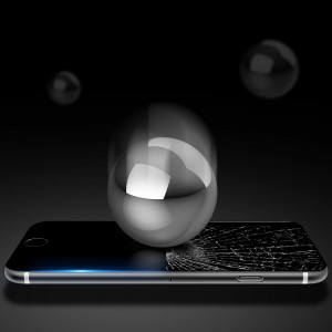 Folie protectie telefon iPhone 7 Plus / 8 Plus- Dux Ducis Tempered Glass - Black - Img 3