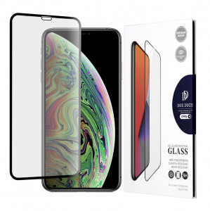 Folie protectie telefon iPhone X / XS / 11 Pro - Dux Ducis Tempered Glass - Black - Img 1