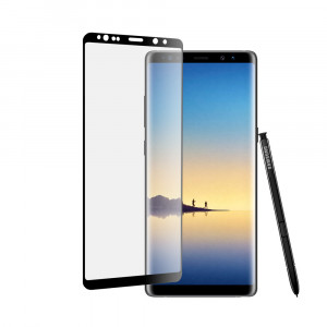 Folie protectie telefon Samsung Galaxy Note 8 - Mocolo 3D Curved Full Glue Glass - Black - Img 1