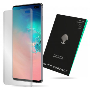 Folie protectie telefon Samsung Galaxy S10 Plus - Alien Surface Screen Case Friendly - Transparent