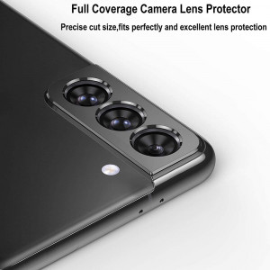 Folie protectie telefon Samsung Galaxy S21 5G - Lito S+ Camera Glass Protector - Black - Img 4