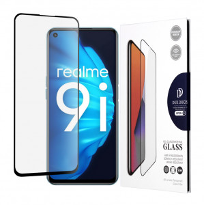 Folie telefon Realme 9i / 9 5G / 9 Pro / 8i / Narzo 50 / Oppo A76 / A96 / OnePlus Nord CE 2 Lite 5G - Dux Ducis Tempered Glass - Black - Img 1