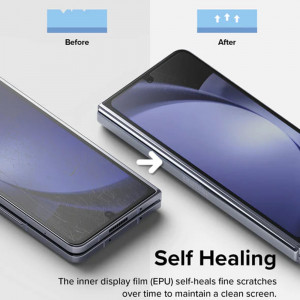 Folie telefon Samsung Galaxy Z Fold5 (set 2) - Ringke Dual Easy Full - Clear - Img 4