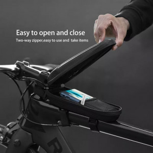 Geanta pentru Bicicleta 1.1l - RockBros Top Front Frame (B60) - Black - Img 4