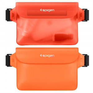 Geanta Waterproof pentru Accesorii (set 2) - Spigen (A620) - Sunset Orange - Img 2