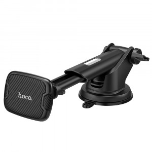 Hoco - Car Holder Sagittarius (CA67) - Magnetic Grip, for Windshield and Dashboard - Black - Img 2