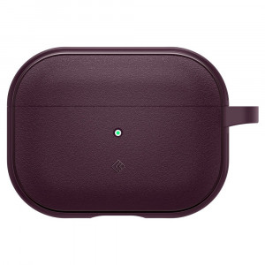 Husa AirPods Pro - Spigen Caseology Vault - Burgundy - Img 4
