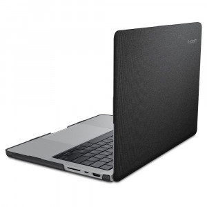Husa Macbook Pro 16 (2021 / 2022 / 2023) - Spigen Urban Fit - Black - Img 3