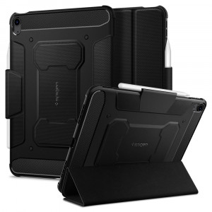 Husa pentru Apple iPad Air 4 (2020) - Spigen Rugged Armor Pro - Black - Img 1