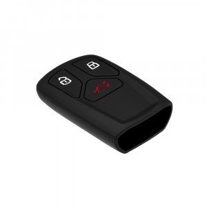 Husa pentru cheie Audi RS4, RS5, C8, SQ5 - Techsuit Car Key Case (1009.04) - Black - Img 3
