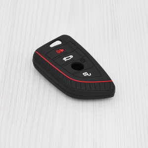 Husa pentru cheie BMW 1, 2, 3, 4, 5, 6, 7, M2, M3, M4 Series - Techsuit Car Key Case (2013.20) - Black - Img 3